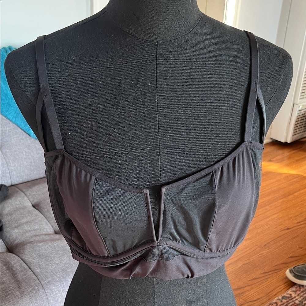 Bluebella Black Mesh Underwire sheer bra size 38D